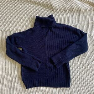 Navy Blue Turtle neck